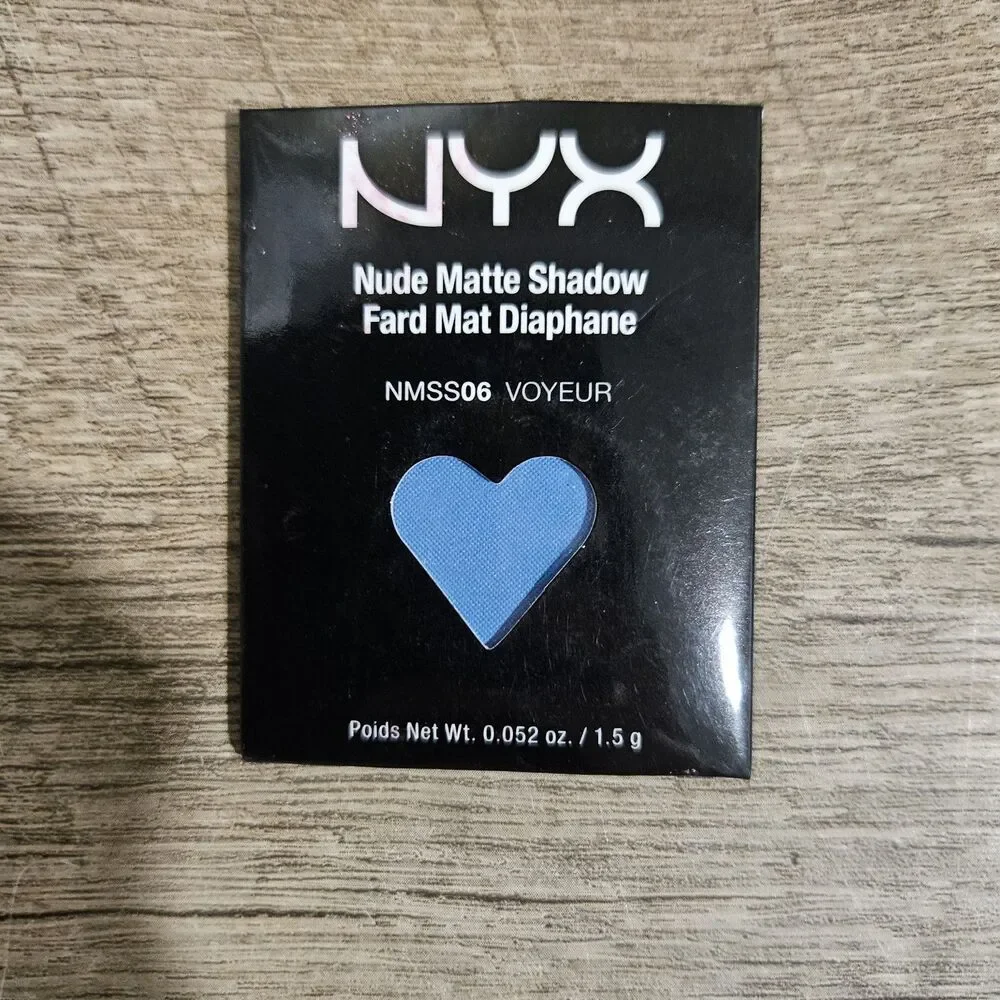 LOT OF 4 NYX Nude Matte Eye Shadow Refill - Sealed NMS06 Voyuer Blue